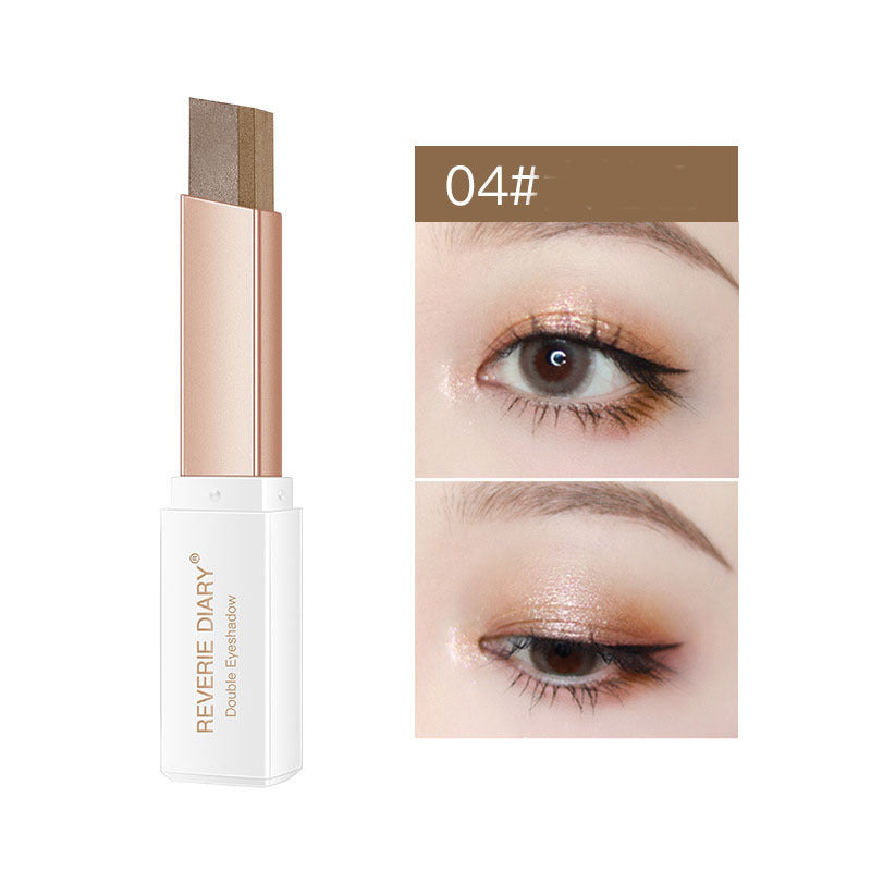 Lazy Eyeshadow Stick Stereo Gradient Shimmer Double Color Eye Shadow Pen Waterproof Easy To Wear Eyeshadow Lazy Eyeshadow Stick Stereo Gradient Shimmer Double Color Eye Shadow Pen Waterproof Easy To Wear Eyeshadow